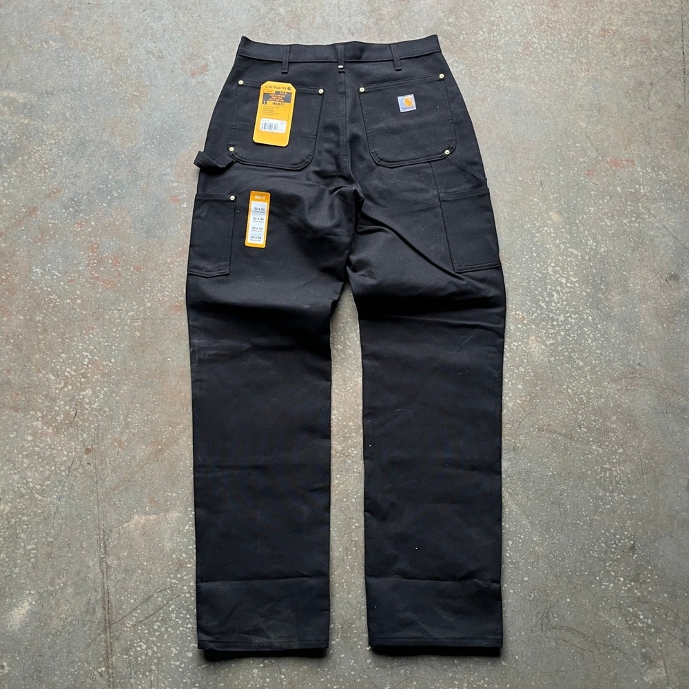 Carhartt Men’s Black Double-Front Work Pants